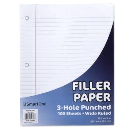 50 Bulk Filler Paper - Wide -Ruled 100 Sheets