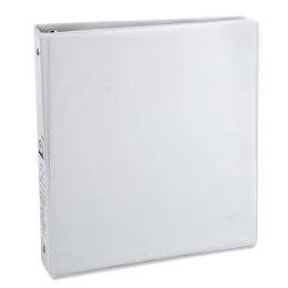25 Bulk 1 Inch Binder With Two Pockets - White