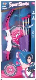 12 Bulk 26 Inch Puple Light Up Bow And Arrow Set