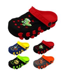 48 Bulk Boy's Garden Shoes #3-7