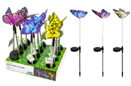 24 Bulk Solar Butterfly Stake Light
