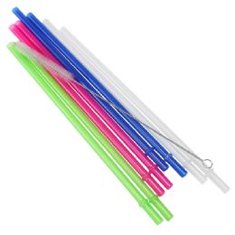 144 Bulk RE-Usable Straw W/brush 8 pc