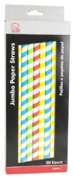 48 Bulk Jumbo Paper Straws