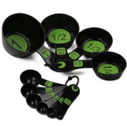 72 Bulk Measuring Cups/spoon SeT-Green