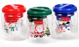 12 Bulk Christmas Jars -  3 Pc. Set