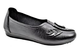 18 Bulk Women Slip On Loafers Casual Flat Walking Shoes Color Black Size 5-10