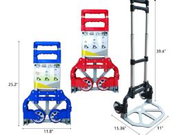 6 Bulk 39.4 Inch L Size Folding Trolley