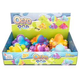 36 Bulk Octopus Push Pop Bubble Fidget Toy