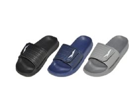 48 Bulk Kids Slides Sandals Comfort Adjustable Slippers
