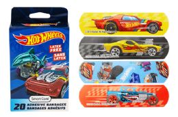 48 Bulk Hot Wheels Bandages 20 ct