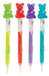 72 Bulk Scented Gummy Bear .7mm Mechanical Pencils