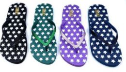 48 Bulk Women's Star Crush Flip Flops