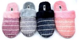 36 Bulk Striped Stigma Slippers