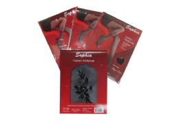 48 Bulk Ladies' Flocking Pantyhose One Size Fits Most