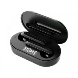 12 Bulk Power Sports Tws Bluetooth Wireless Headset Earbuds Earphone In Black