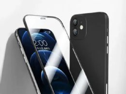 12 Bulk Ultra Slim Tempered Glass Full Body Screen Protector Protection Phone Cover Case For Apple Iphone 13 In Black