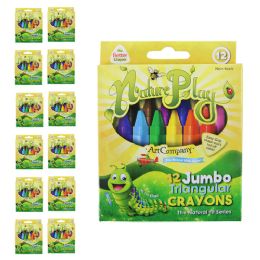 96 Bulk Jumbo Triangular Crayons