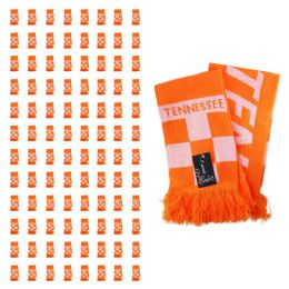 96 Bulk Unisex Tennessee Wholesale Scarf In 5 Assorted Colors