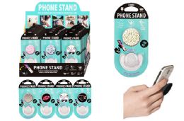 72 Bulk Collapsible Phone Grip Assorted Designs