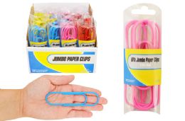 72 Bulk Jumbo Paper Clips 4inch 6pk