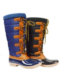 12 Bulk Womens Winter Boots Waterproof Comfortable Color Black Size Black