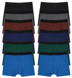 576 Bulk Yacht & Smith Mens 100% Cotton Boxer Brief Assorted Colors And Sizes
