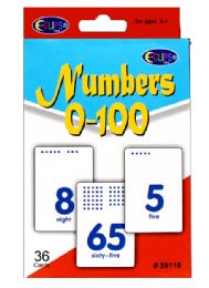 48 Bulk Flash Cards, Numbers, 36 cards