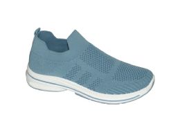 12 Bulk Women's Sneakers Fashion Lightweight Running Shoes Tennis Casual Shoes For Walking In Blue
