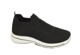 12 Bulk Women's Sneakers Fashion Lightweight Running Shoes Tennis Casual Shoes For Walking In Black