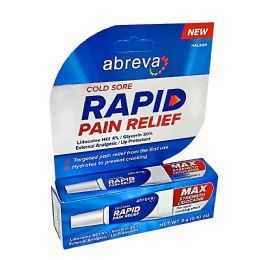 6 Bulk Abreva Cold Sore Rapid Pain Relief 0.1oz