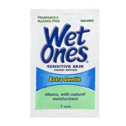384 Bulk Wet Ones Sensitive Skin Single Wipes - Pack of 1