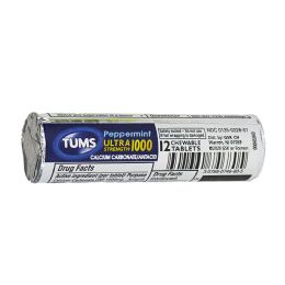 24 Bulk Antacid Ultra Strength Peppermint - Roll Of 12