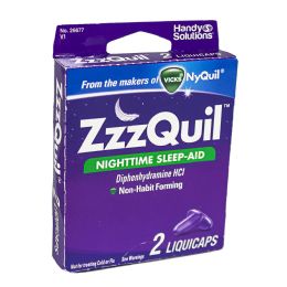 6 Bulk Travel Size Nighttime Sleep Aid Liquicaps - Box Of 2