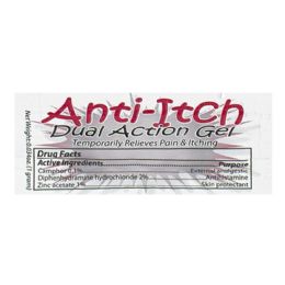 25 Bulk AntI-Itch Dual Action Gel - 1g Foil Packet