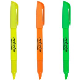 100 Bulk Multicolor Highlighter Pens 3-Pack