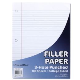 50 Bulk Filler Paper - College Ruled 100 Sheets