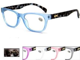48 Bulk Large Plastic Reading Glasses Assorted