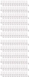 144 Bulk Yacht & Smith Kid's Cotton White With Gray Heel/toe Crew Socks
