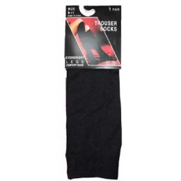 360 Bulk Women's Solid Black Knee High