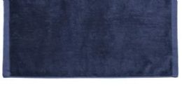 24 Bulk Terry Velour Hand Towels Size 16x27 In Navy Blue