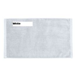 24 Bulk Terry Velour Hand Towels Size 16x27 In White