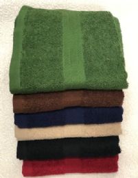 48 Bulk Monarch True Color Hand Towels Size 16 X 27 In Hunter Green