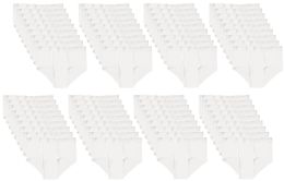432 Bulk Boys Cotton Underwear Briefs, White Underpants Children, Assorted Sizes S-xl