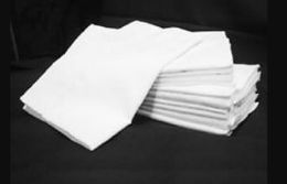 48 Bulk Thread Count 130 Standard Size Pillowcases White