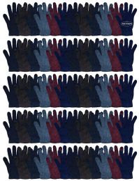120 Bulk Yacht And Smith Men's Winter Gloves In Assorted Colors