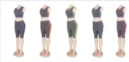 96 Bulk Yoga Top And Short Set