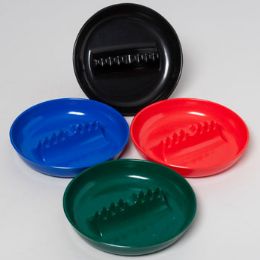 36 Bulk Ashtray 7in Round Melamine 4ast Colors Upc Label