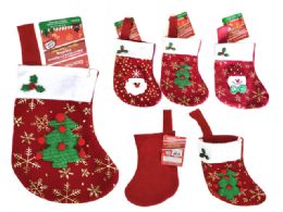96 Bulk Christmas Stocking Decorated