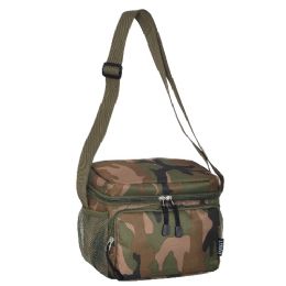 20 Bulk 7.25" Camo Cooler/Lunch Bag
