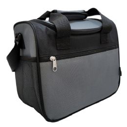 20 Bulk 12" Cooler/ Lunch bag Large in Gray